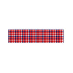 4th of July American Plaid Print Bed Runner