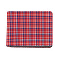 4th of July American Plaid Print Bifold Wallet
