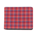 4th of July American Plaid Print Bifold Wallet