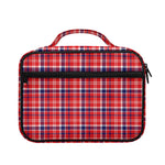 4th of July American Plaid Print Briefcase Bible Bag