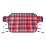 4th of July American Plaid Print Car Windshield Snow Cover