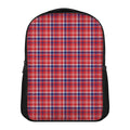 4th of July American Plaid Print Casual Backpack