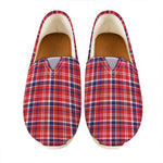 4th of July American Plaid Print Casual Shoes
