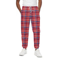 4th of July American Plaid Print Cotton Sweatpants