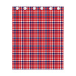 4th of July American Plaid Print Curtain