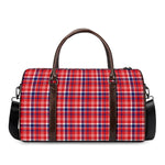 4th of July American Plaid Print Duffle Bag