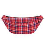 4th of July American Plaid Print Fanny Pack