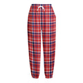4th of July American Plaid Print Fleece Lined Knit Pants
