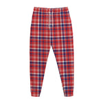 4th of July American Plaid Print Jogger Pants