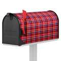 4th of July American Plaid Print Mailbox Cover