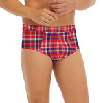 4th of July American Plaid Print Men's Briefs