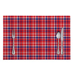 4th of July American Plaid Print Placemat