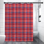 4th of July American Plaid Print Premium Shower Curtain