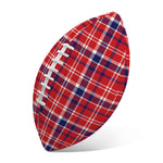 4th of July American Plaid Print Rugby Ball