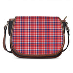 4th of July American Plaid Print Saddle Bag