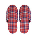 4th of July American Plaid Print Slippers