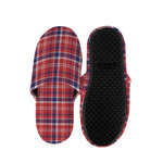 4th of July American Plaid Print Slippers