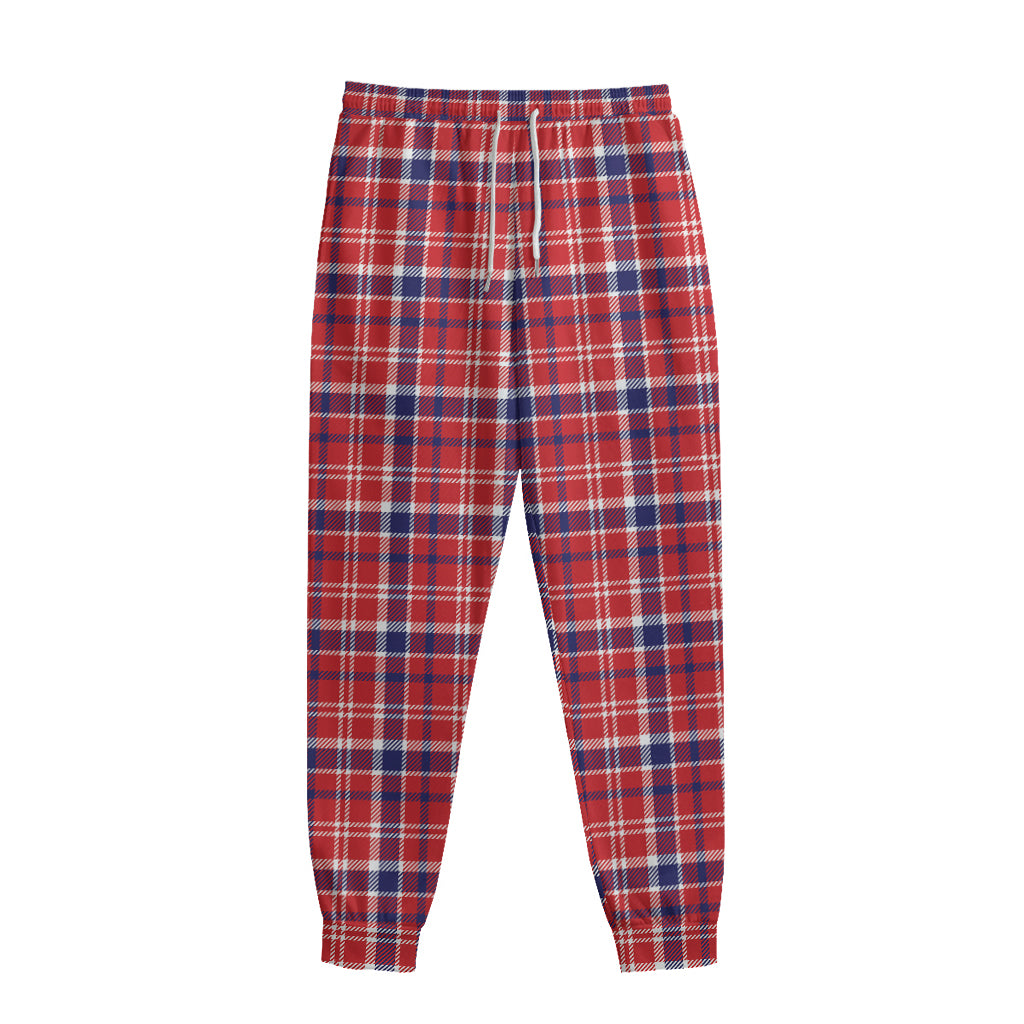 4th of July American Plaid Print Sweatpants