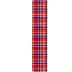 4th of July American Plaid Print Table Runner