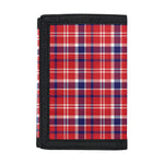 4th of July American Plaid Print Trifold Wallet