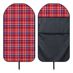 4th of July American Plaid Print Waterproof Car Seat Cover