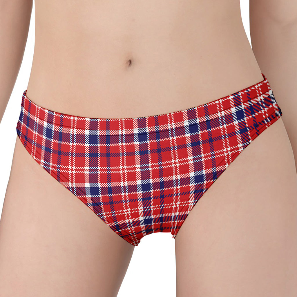 4th of July American Plaid Print Women's Panties