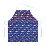 4th of July American Star Pattern Print Adjustable Apron