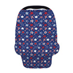 4th of July American Star Pattern Print Baby Seat Cover