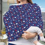 4th of July American Star Pattern Print Baby Seat Cover