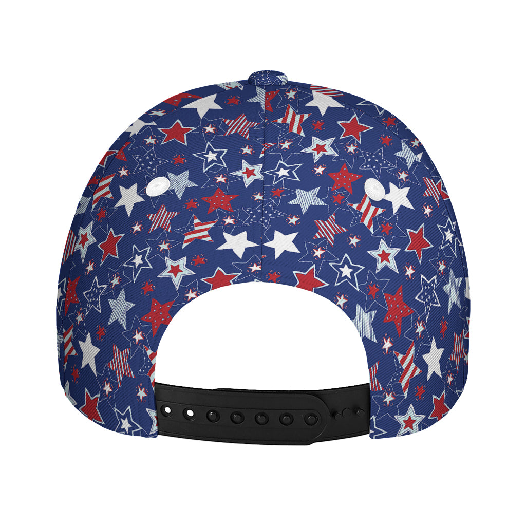 4th of July American Star Pattern Print Baseball Cap