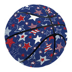 4th of July American Star Pattern Print Basketball