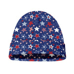 4th of July American Star Pattern Print Beanie