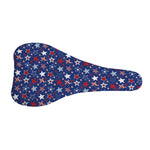 4th of July American Star Pattern Print Bicycle Seat Cover