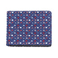 4th of July American Star Pattern Print Bifold Wallet