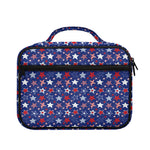 4th of July American Star Pattern Print Briefcase Bible Bag