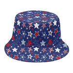 4th of July American Star Pattern Print Bucket Hat