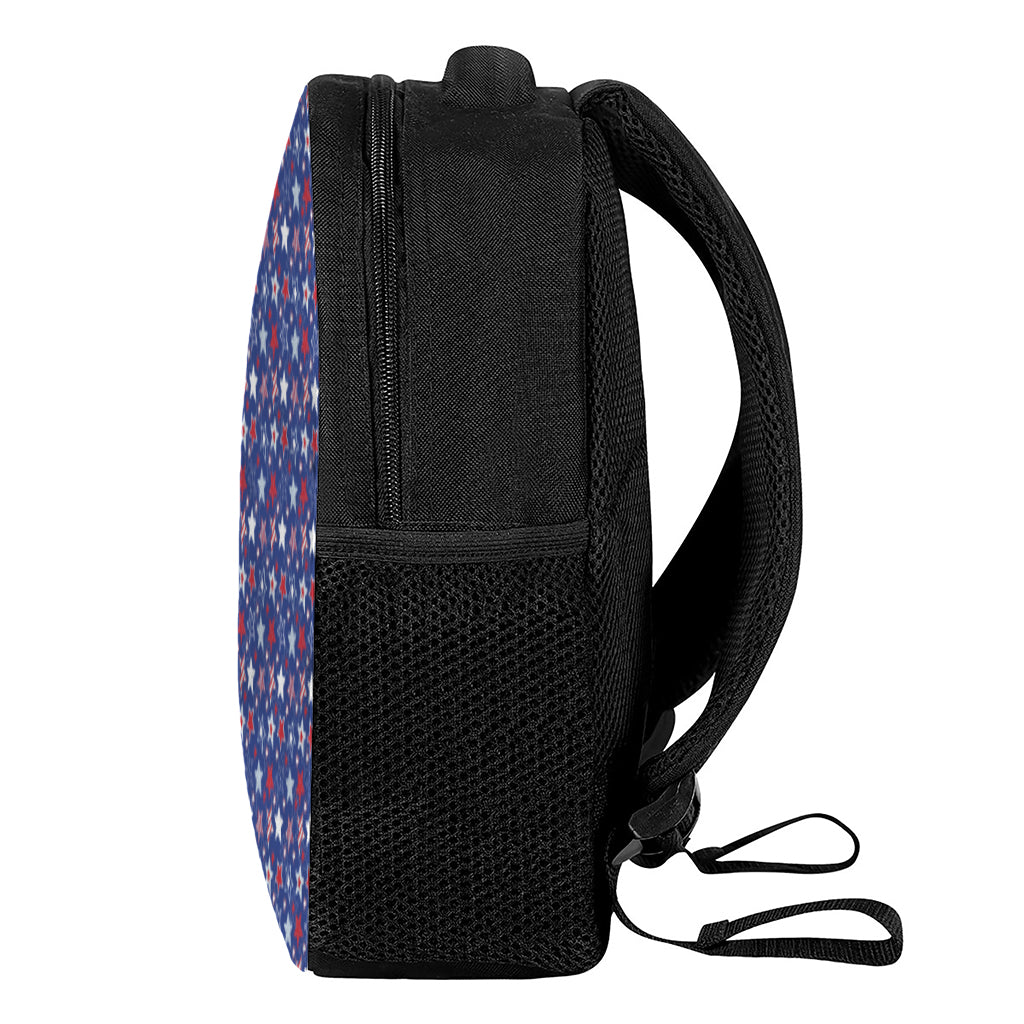 4th of July American Star Pattern Print Casual Backpack