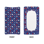 4th of July American Star Pattern Print Changing Pad Cover