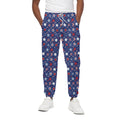 4th of July American Star Pattern Print Cotton Sweatpants