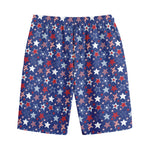 4th of July American Star Pattern Print Cotton Shorts