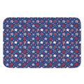 4th of July American Star Pattern Print Indoor Door Mat
