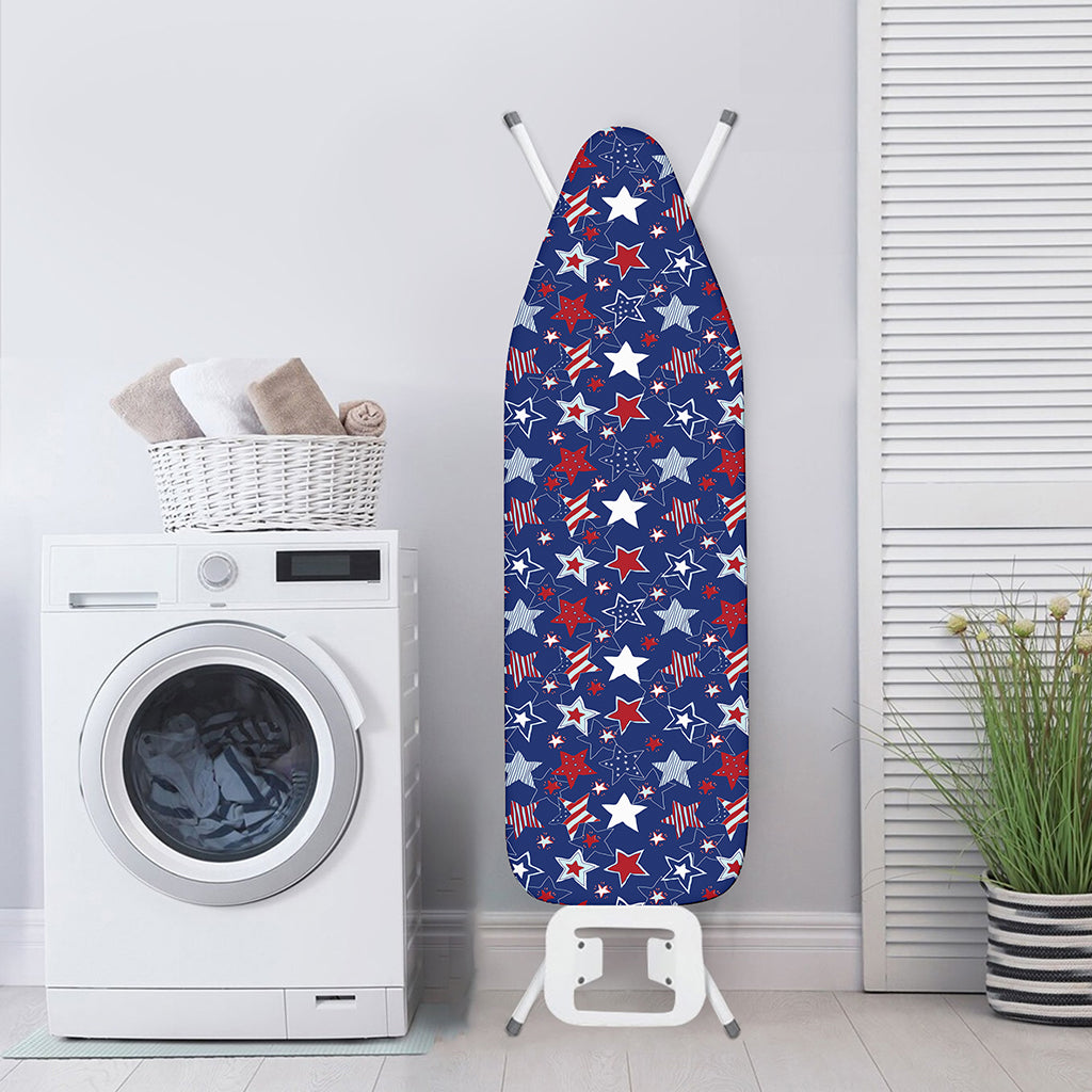 4th of July American Star Pattern Print Ironing Board Cover