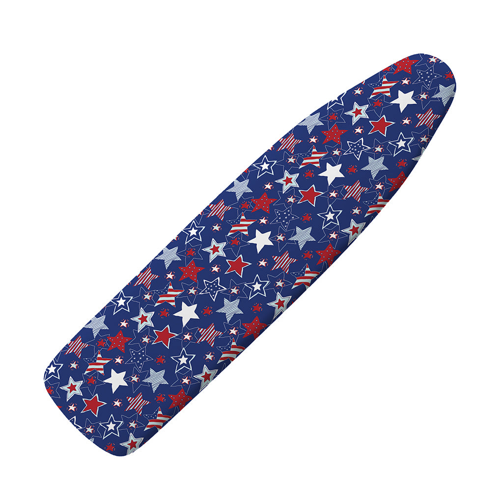 4th of July American Star Pattern Print Ironing Board Cover