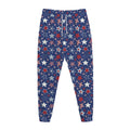 4th of July American Star Pattern Print Jogger Pants