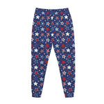 4th of July American Star Pattern Print Jogger Pants