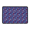 4th of July American Star Pattern Print Kitchen Mat