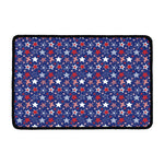 4th of July American Star Pattern Print Kitchen Mat