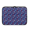4th of July American Star Pattern Print Laptop Sleeve