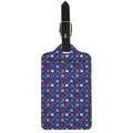 4th of July American Star Pattern Print Luggage Tag
