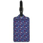 4th of July American Star Pattern Print Luggage Tag